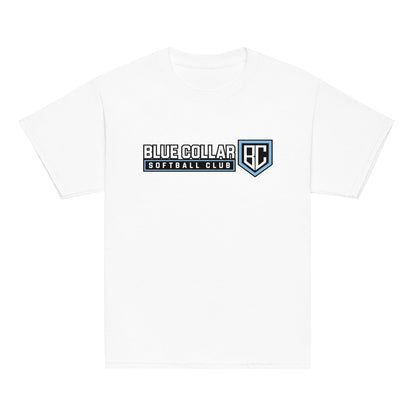 Classic | Youth T Shirt | Blue Collar Softball 2034 | Vanguard Logo