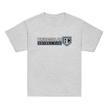 Classic | Youth T Shirt | Blue Collar Softball 2034 | Vanguard Logo