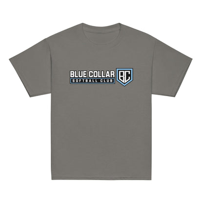 Classic | Youth T Shirt | Blue Collar Softball 2034 | Vanguard Logo
