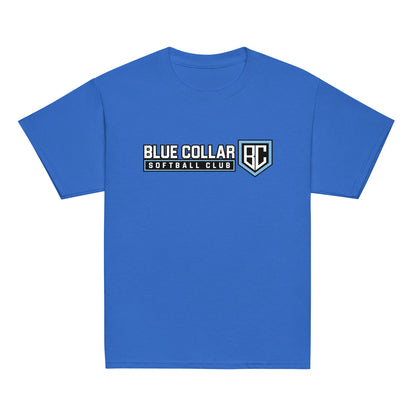 Classic | Youth T Shirt | Blue Collar Softball 2034 | Vanguard Logo