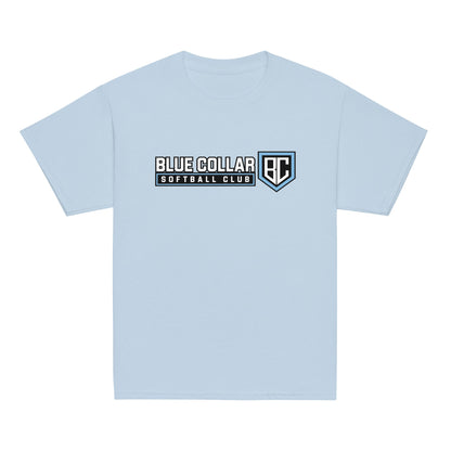 Classic | Youth T Shirt | Blue Collar Softball 2034 | Vanguard Logo