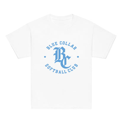 Classic | Youth T Shirt | Blue Collar Softball 2034 | Varsity Logo