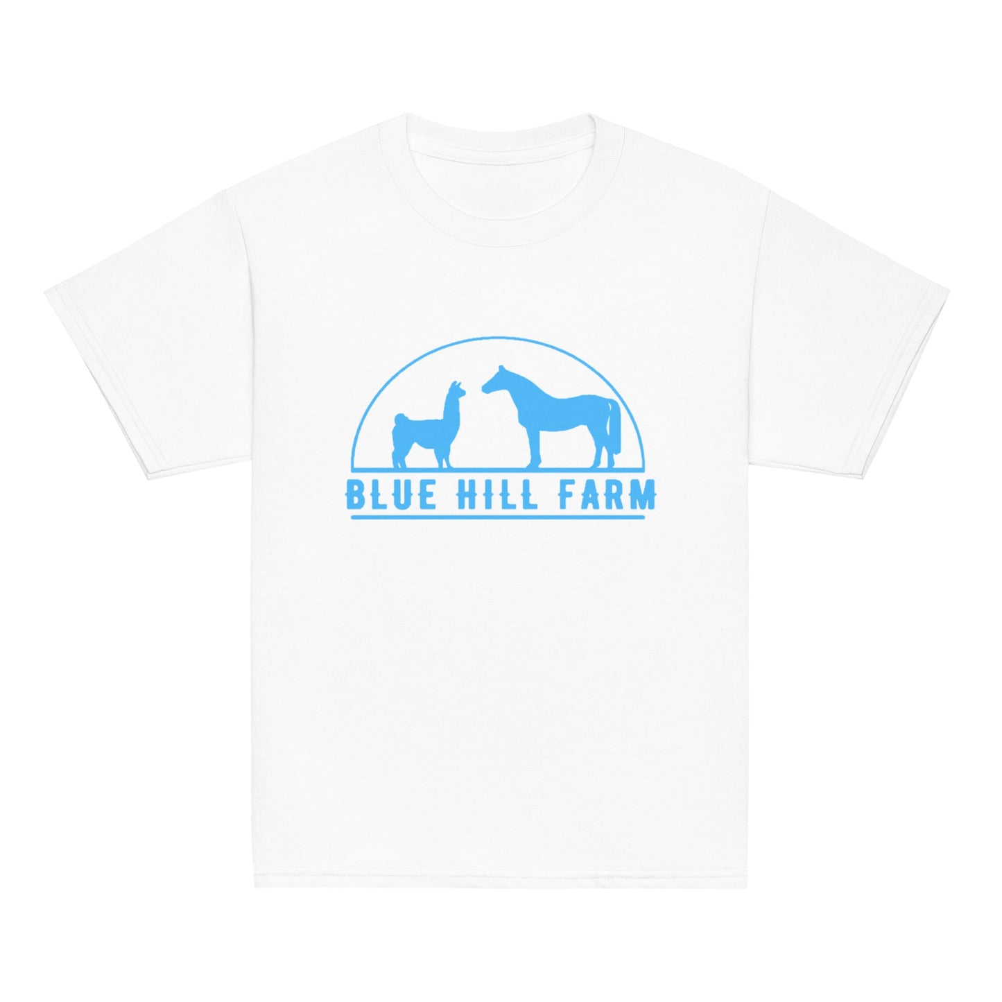 Classic | Youth T Shirt | Blue Hill Farm | Emblem Logo