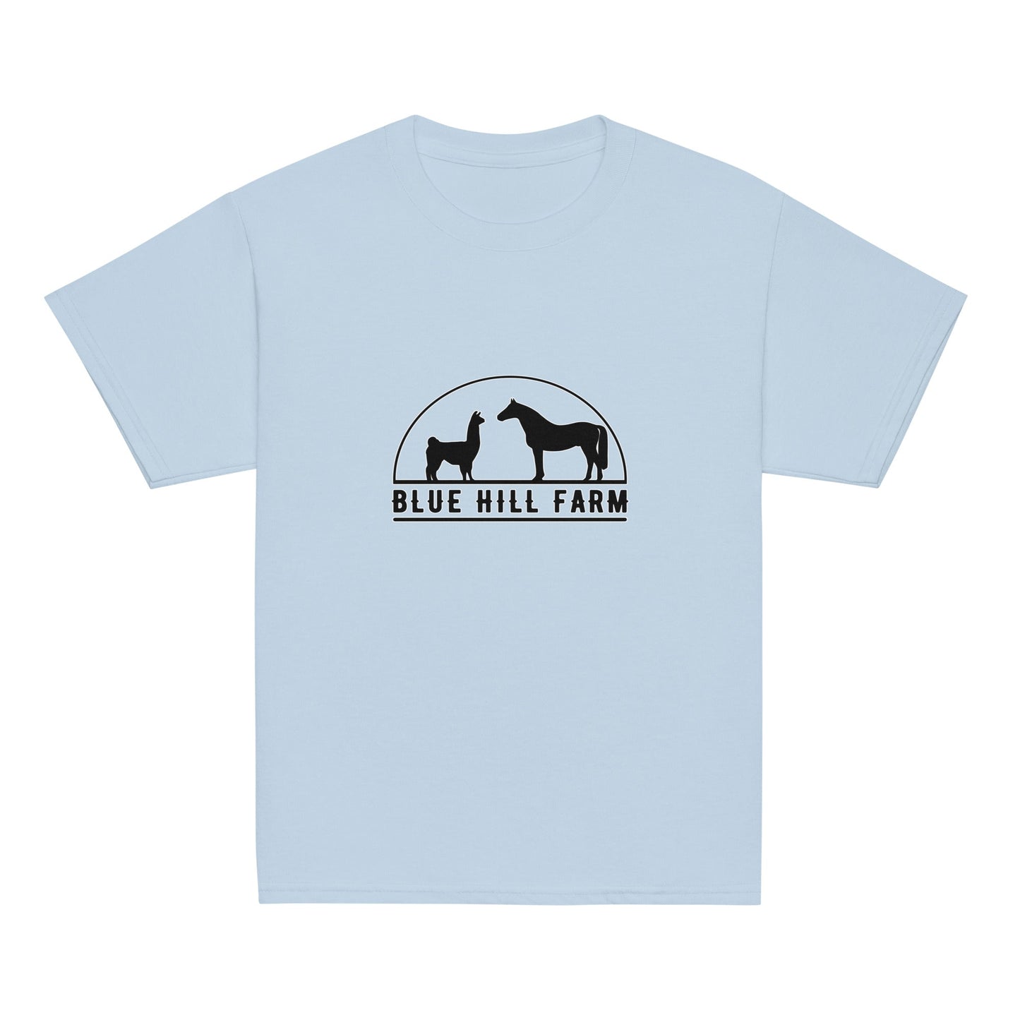 Classic | Youth T Shirt | Blue Hill Farm | Highland Silhouette Logo