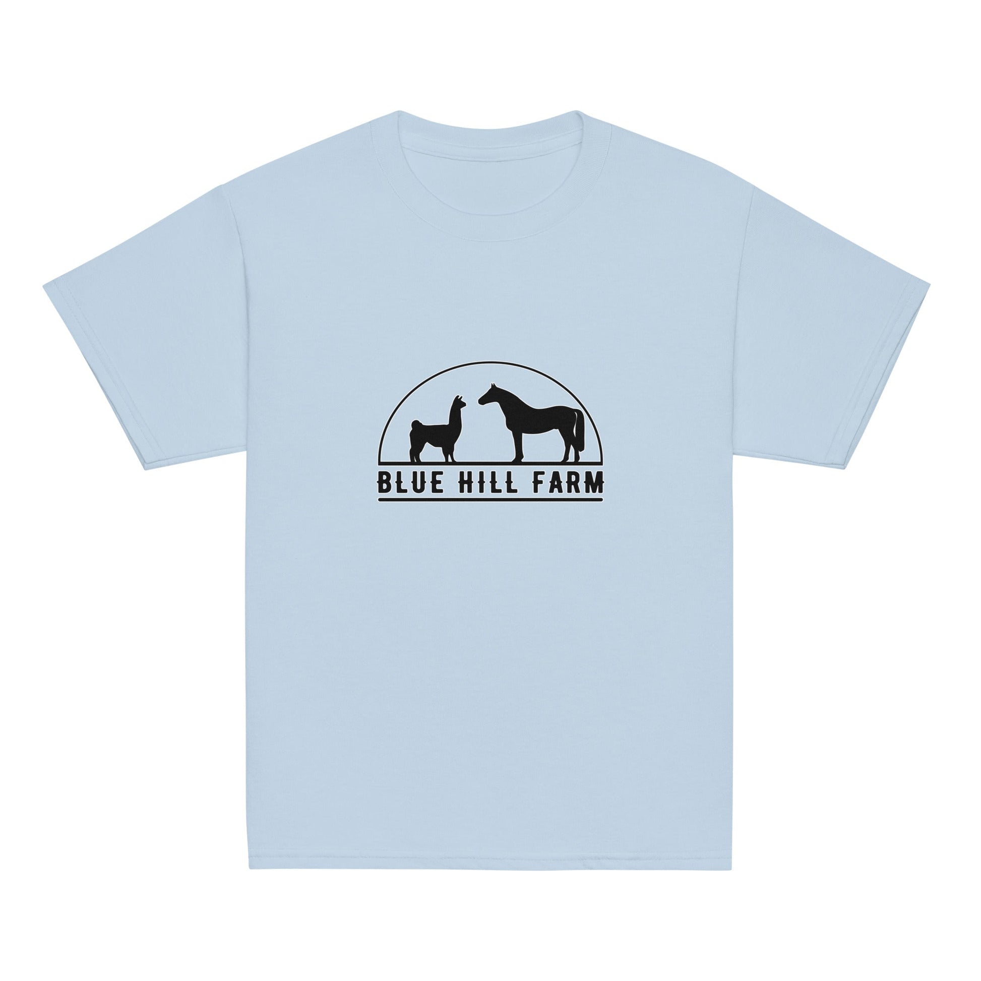 Classic | Youth T Shirt | Blue Hill Farm | Highland Silhouette Logo