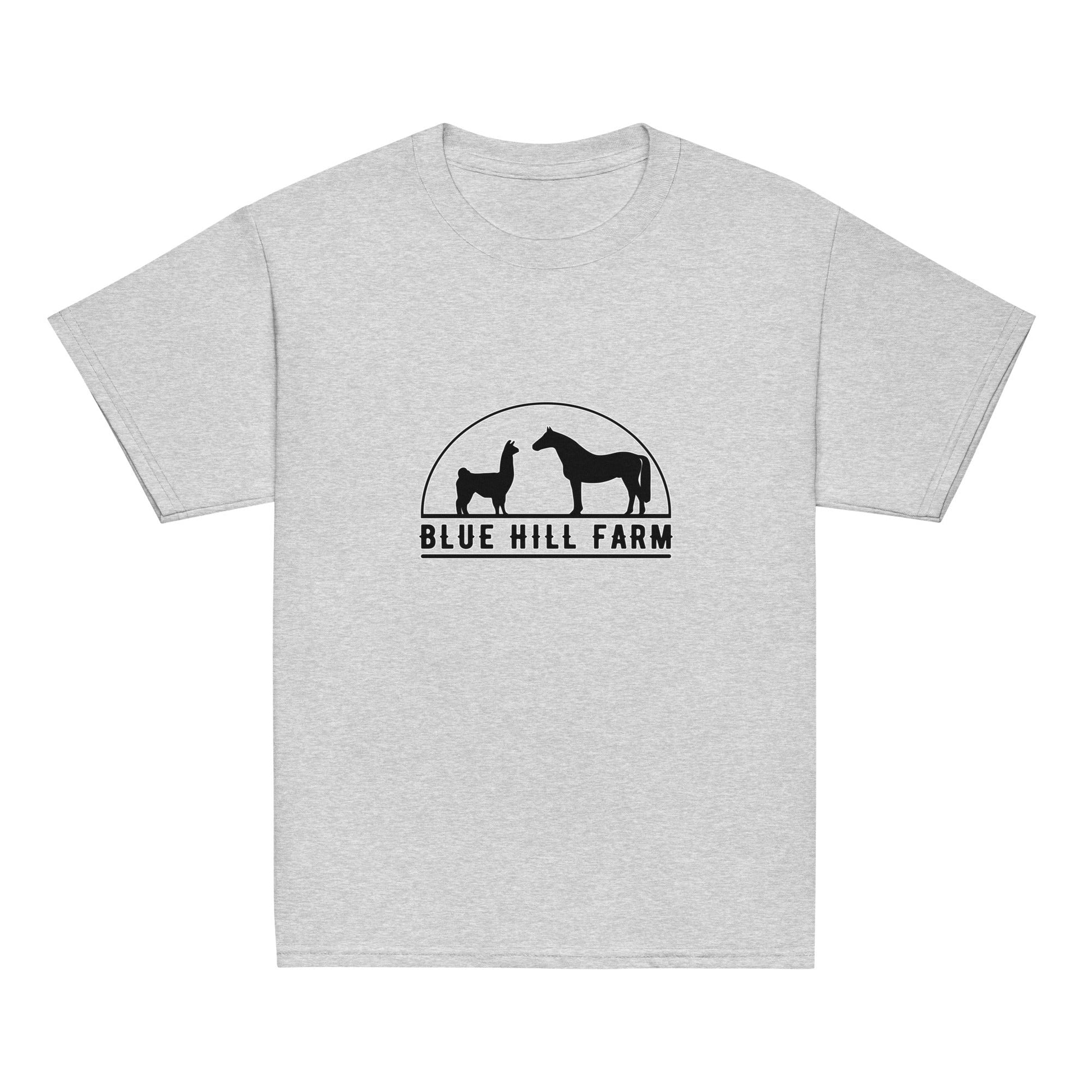 Classic | Youth T Shirt | Blue Hill Farm | Highland Silhouette Logo