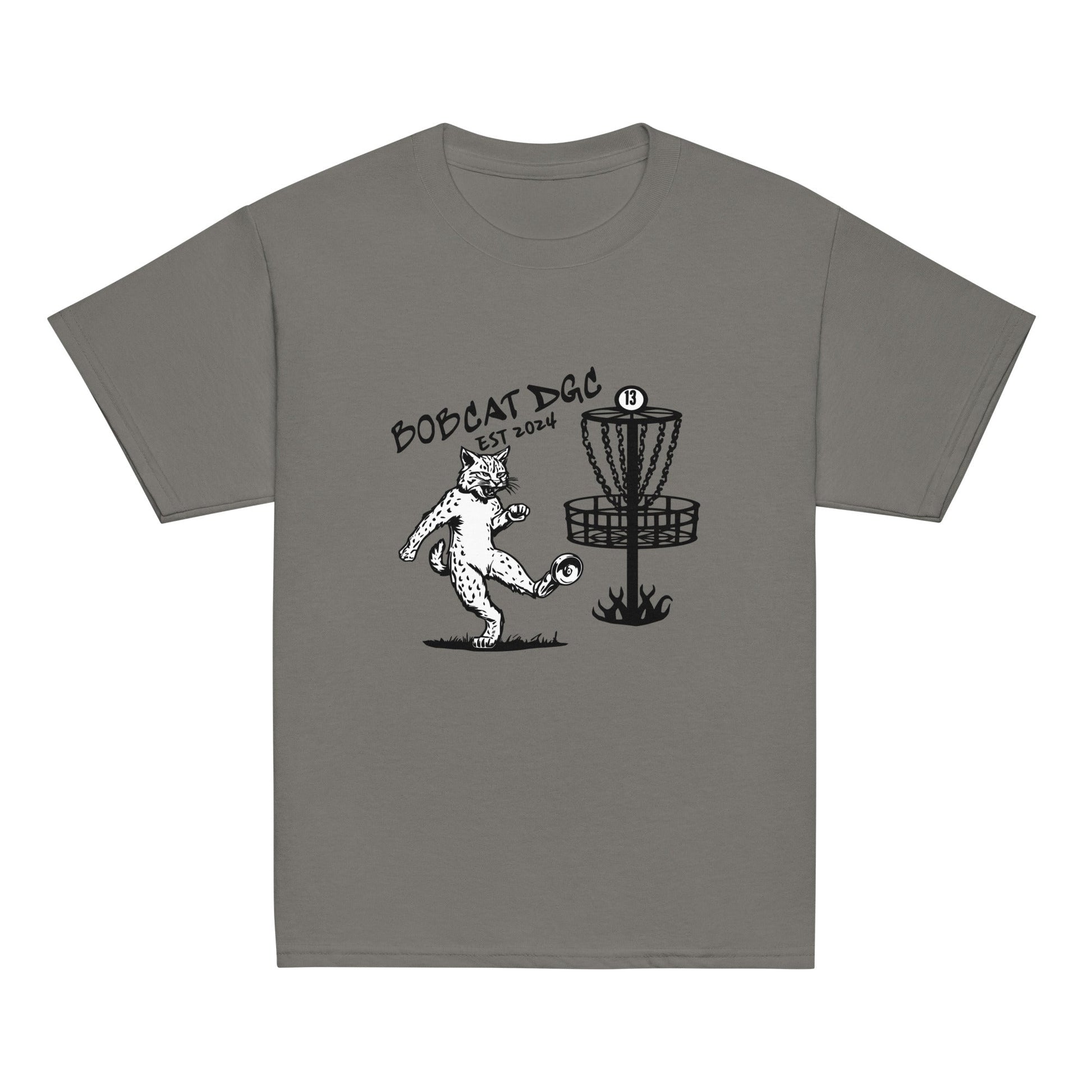 Classic | Youth T Shirt | Bobcat DGC | Predator Disc Golf Logo