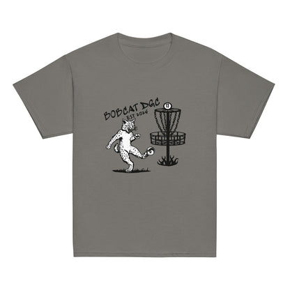 Classic | Youth T Shirt | Bobcat DGC | Predator Disc Golf Logo