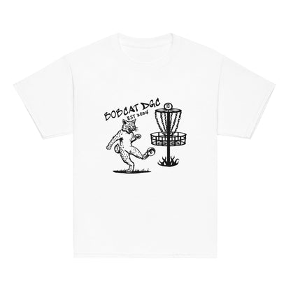 Classic | Youth T Shirt | Bobcat DGC | Predator Disc Golf Logo