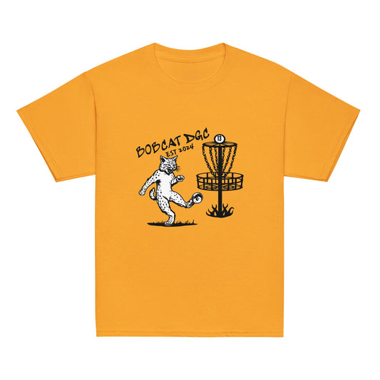 Classic | Youth T Shirt | Bobcat DGC | Predator Disc Golf Logo