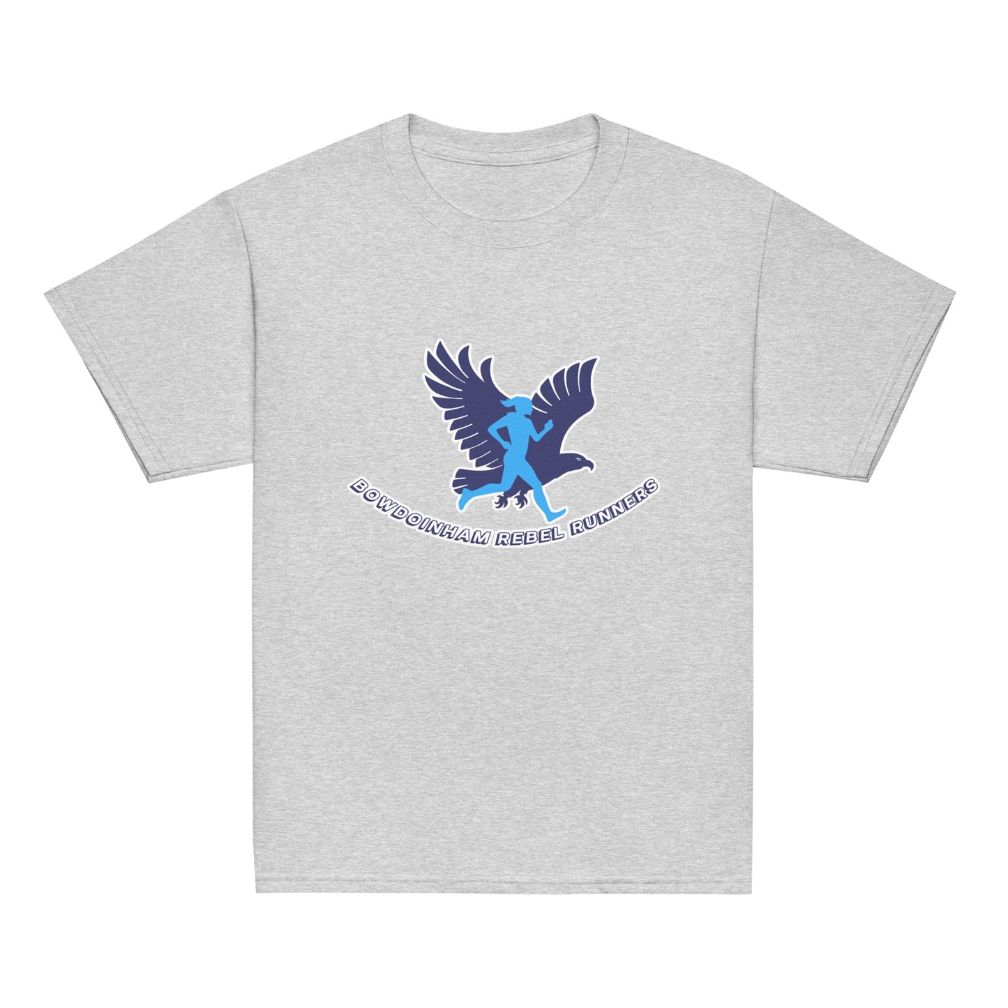 Classic | Youth T Shirt | Bowdoinham Rebel Runners | Emblem Logo