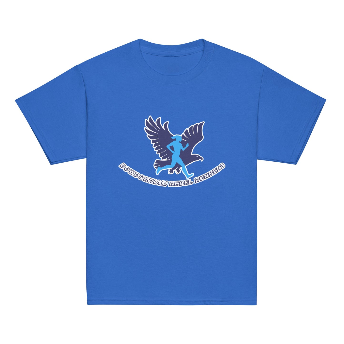 Classic | Youth T Shirt | Bowdoinham Rebel Runners | Emblem Logo