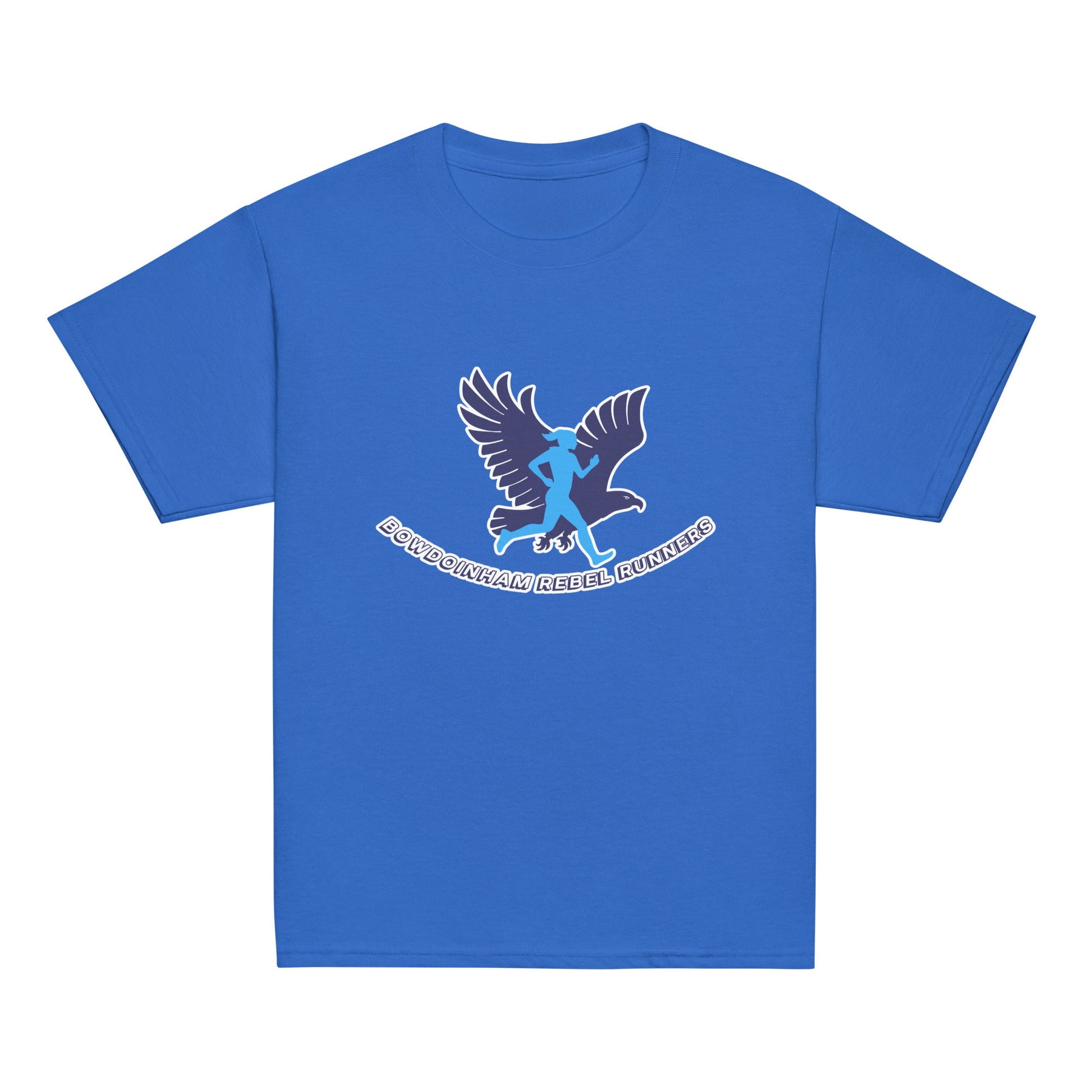 Classic | Youth T Shirt | Bowdoinham Rebel Runners | Emblem Logo