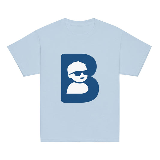 Classic | Youth T Shirt | Brave Like Ben | Blue Maverick Logo
