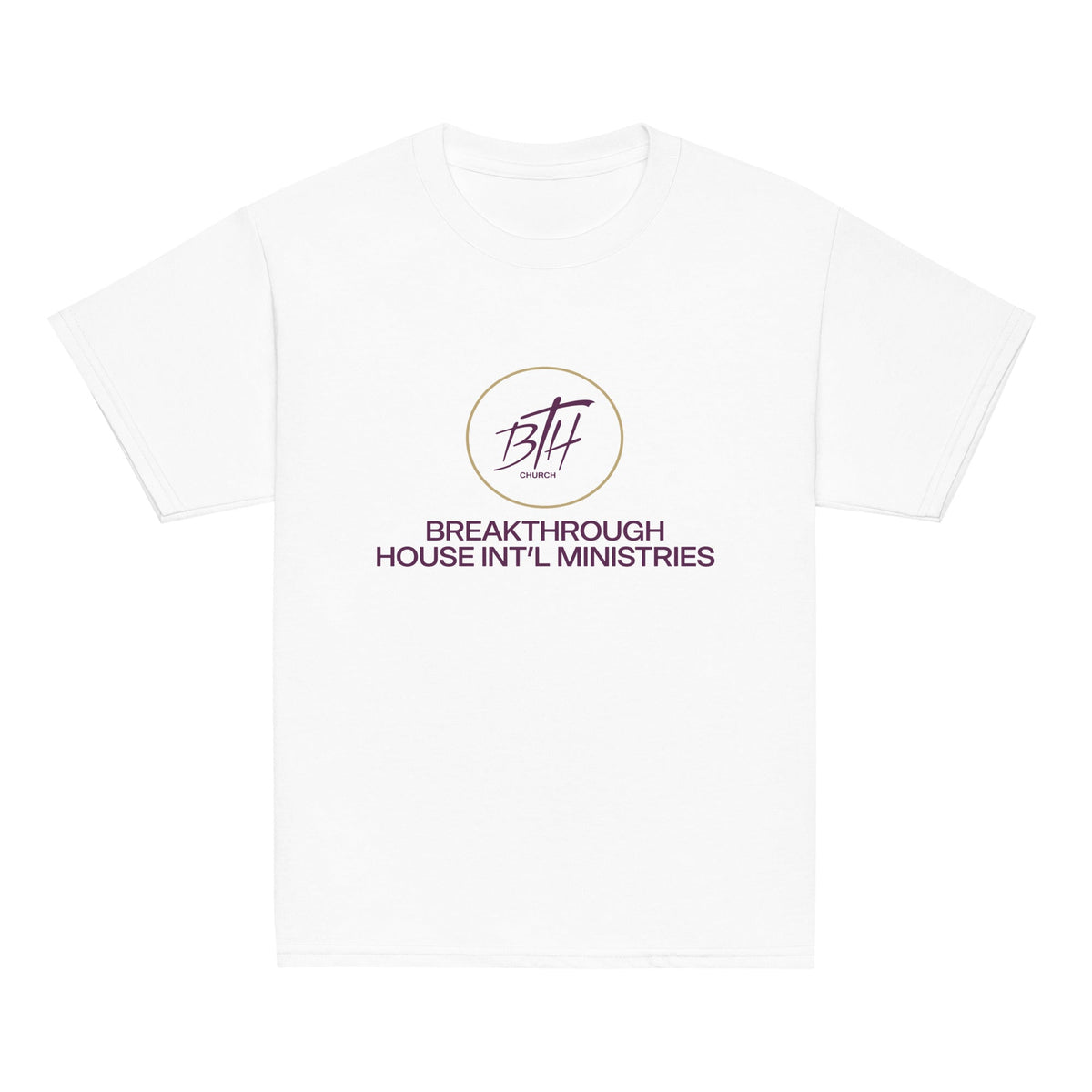 Classic | Youth T Shirt | Breakthrough House International Ministries | Crest Logo