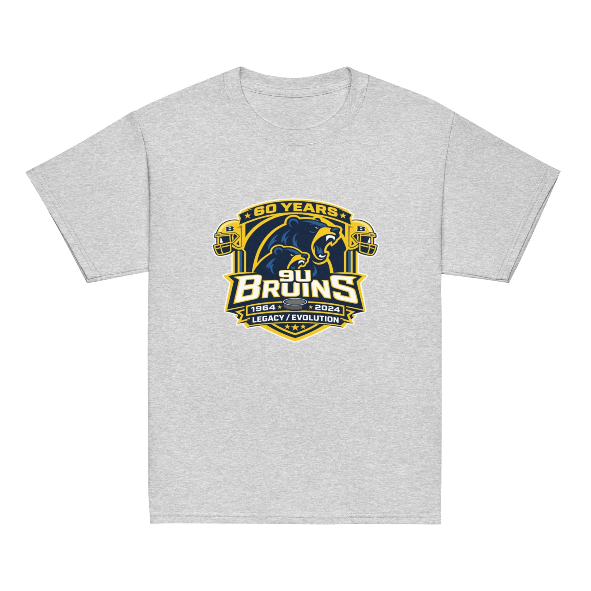 Classic | Youth T Shirt | Bruins The Evolution | Legacy Crest Logo