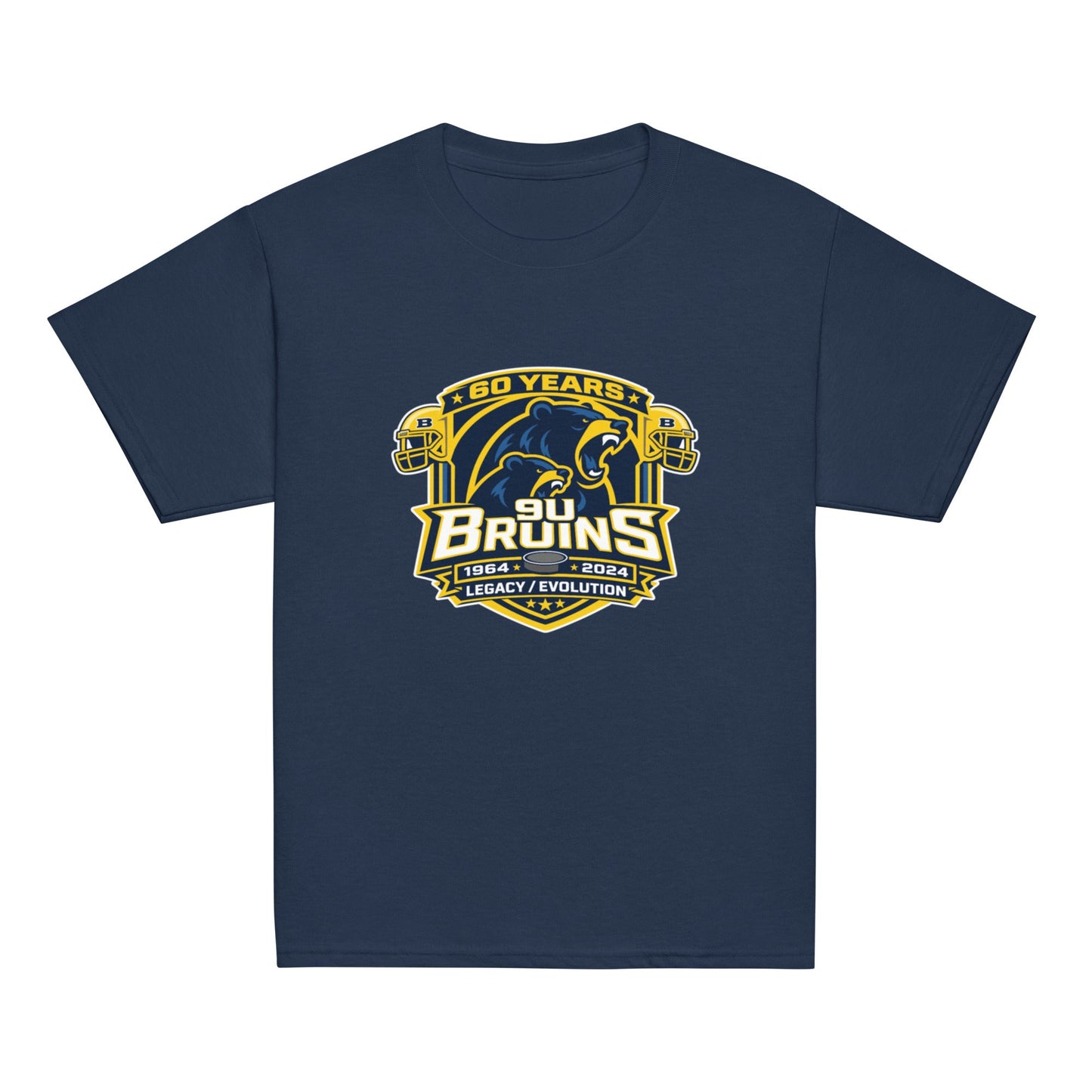 Classic | Youth T Shirt | Bruins The Evolution | Legacy Crest Logo
