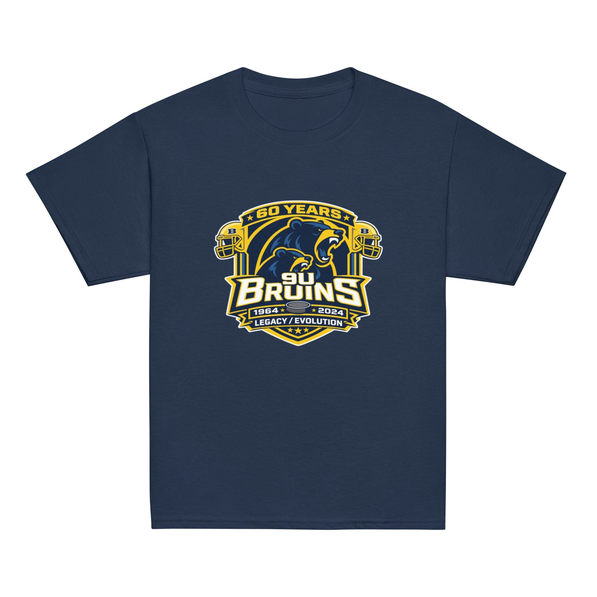 Classic | Youth T Shirt | Bruins The Evolution | Legacy Crest Logo