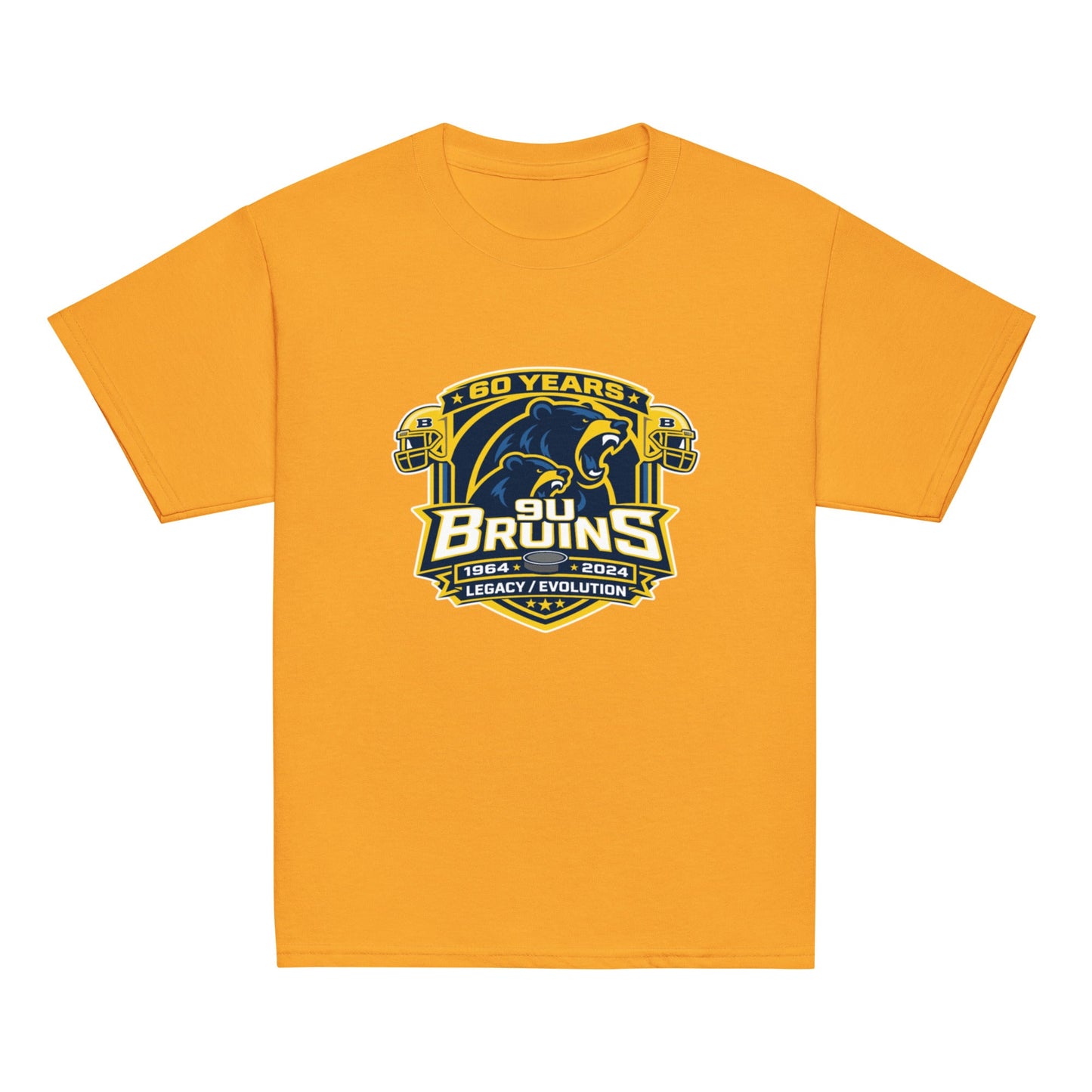 Classic | Youth T Shirt | Bruins The Evolution | Legacy Crest Logo