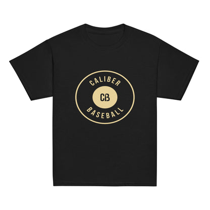 Classic | Youth T Shirt | Caliber Baseball | Crest Logo