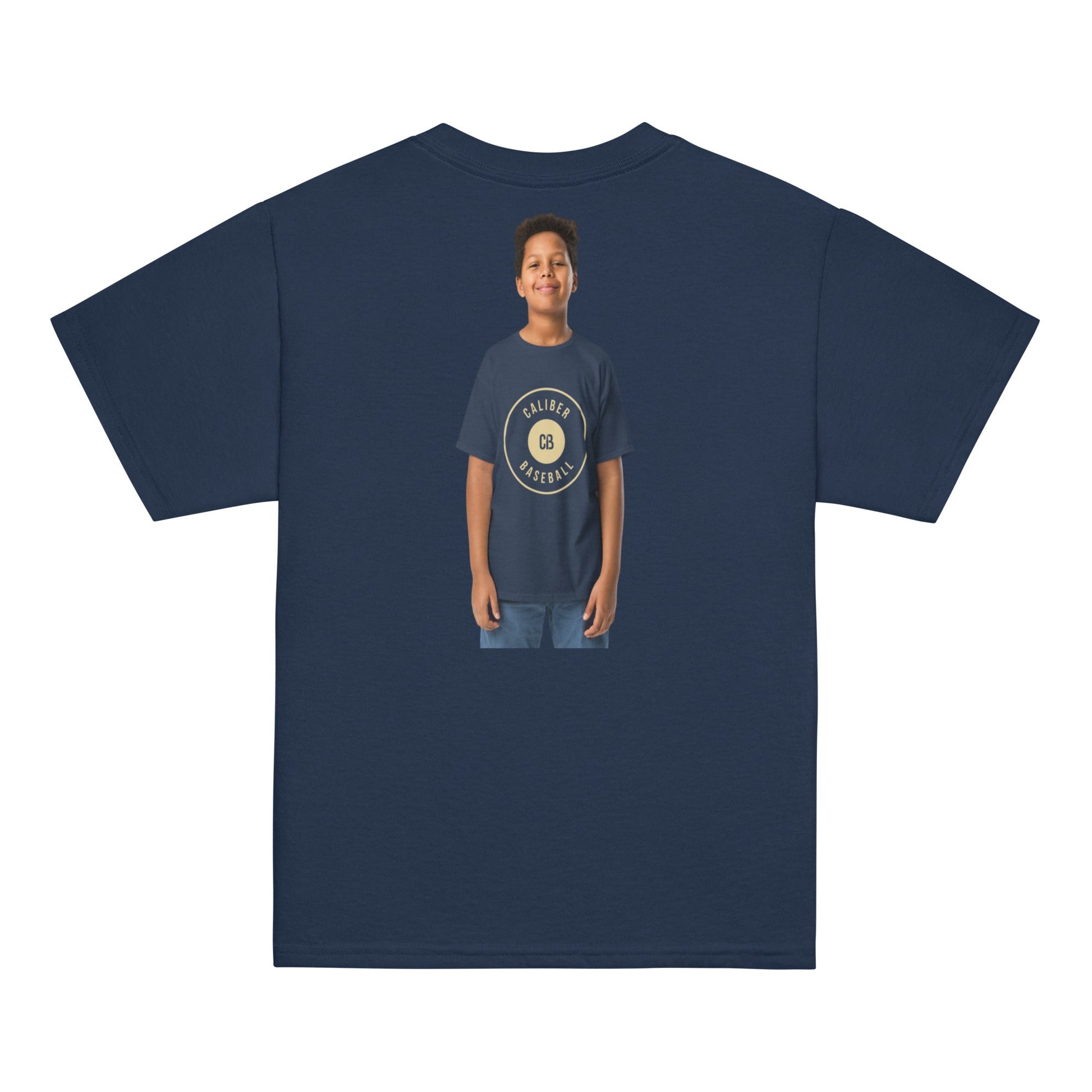 Classic | Youth T Shirt | Caliber Baseball | Crest Logo