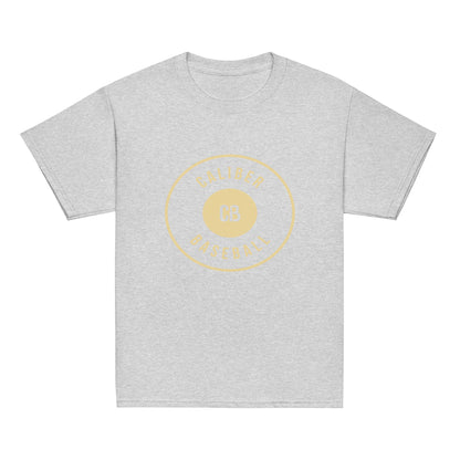 Classic | Youth T Shirt | Caliber Baseball | Crest Logo