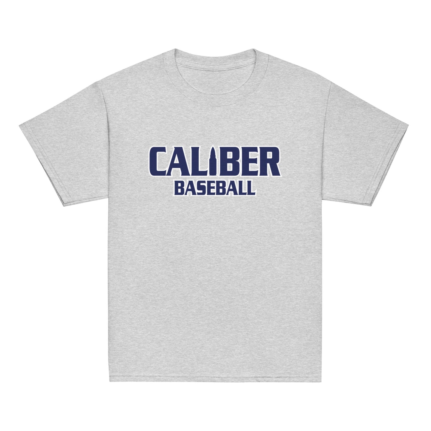 Classic | Youth T Shirt | Caliber Baseball | Varsity Script Logo
