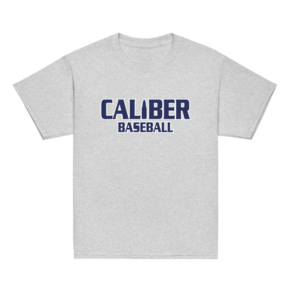 Classic | Youth T Shirt | Caliber Baseball | Varsity Script Logo