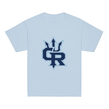 Classic | Youth T Shirt | Cape Riptides Baseball | Emblem Logo
