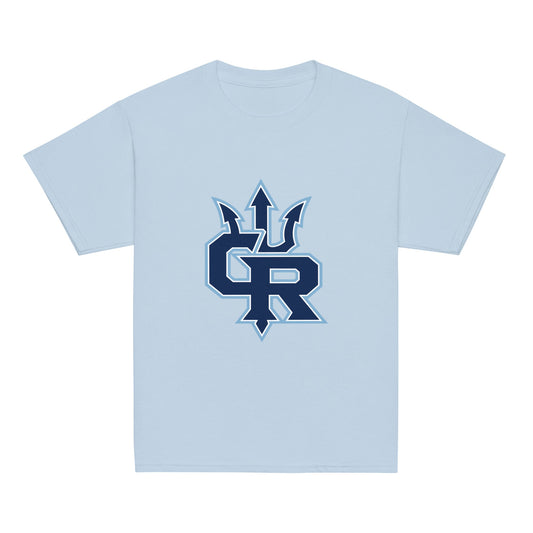 Classic | Youth T Shirt | Cape Riptides Baseball | Emblem Logo