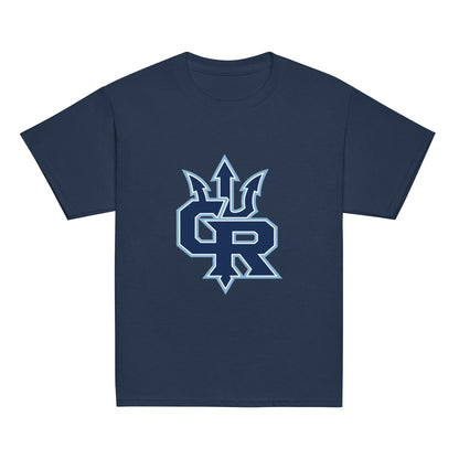 Classic | Youth T Shirt | Cape Riptides Baseball | Emblem Logo