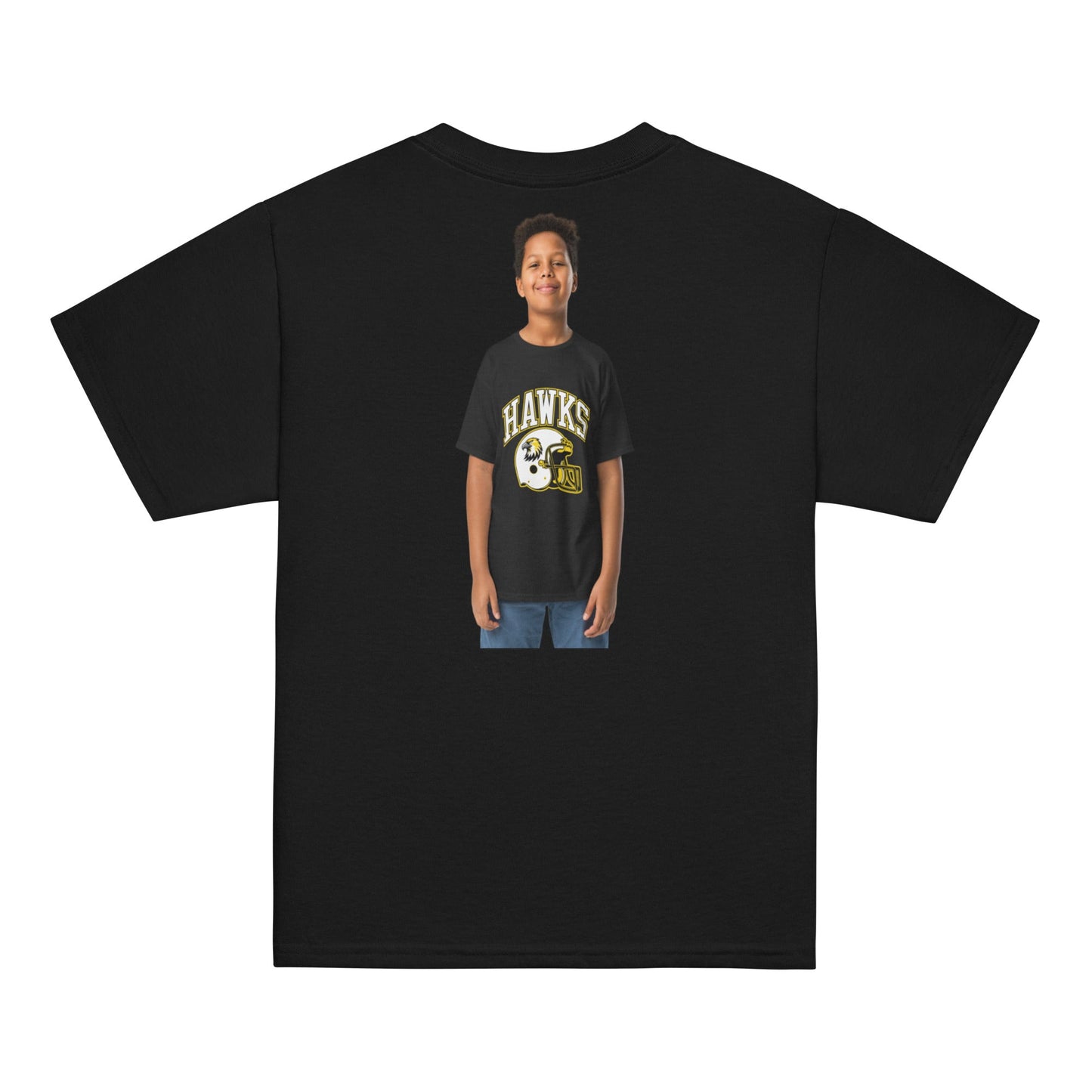 Classic | Youth T Shirt | Cardinal Ohara Hawks | Football Helmet Logo