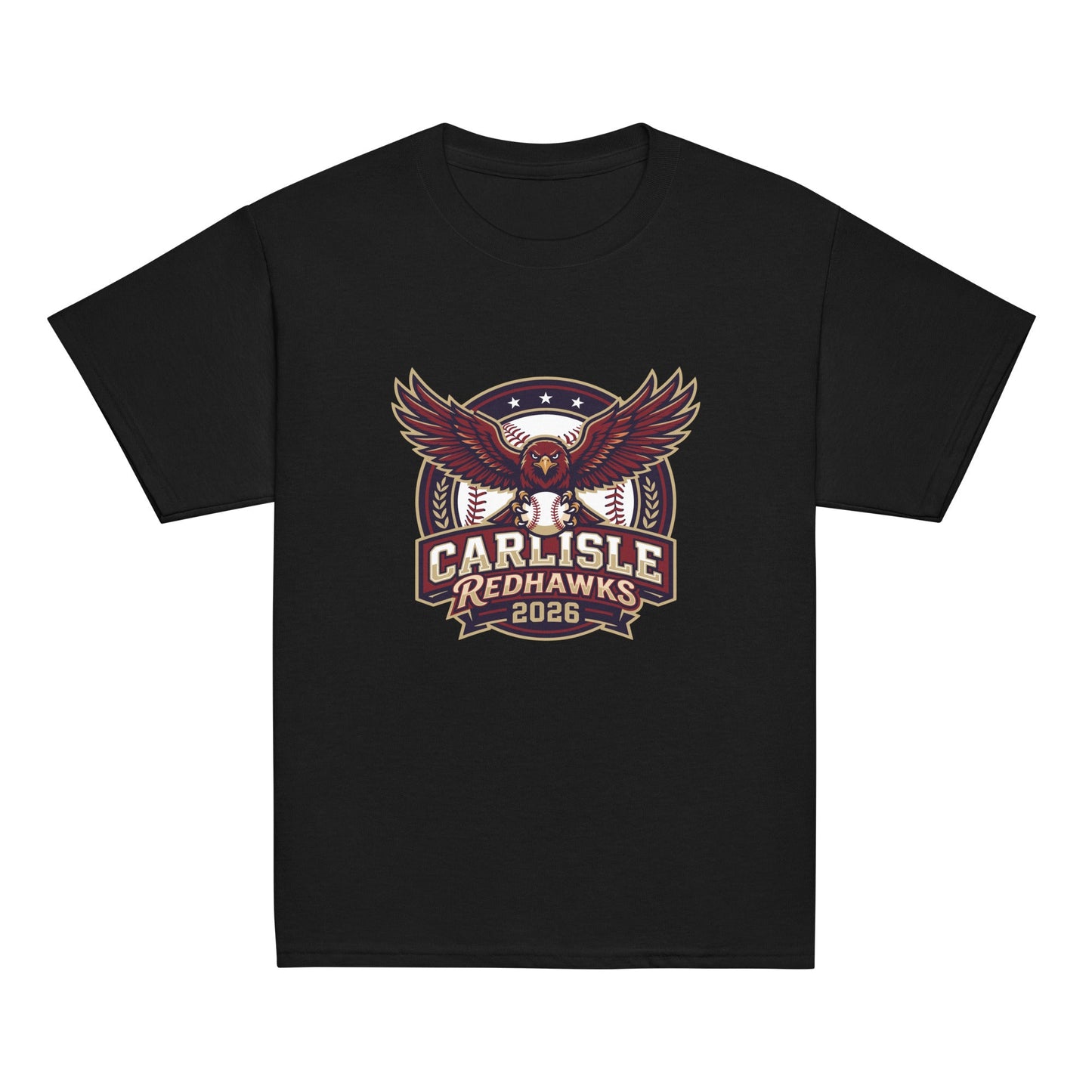 Classic | Youth T Shirt | Carlisle Redhawks | Emblem Logo
