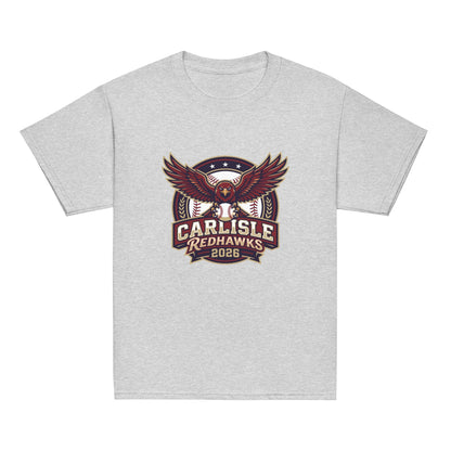 Classic | Youth T Shirt | Carlisle Redhawks | Emblem Logo