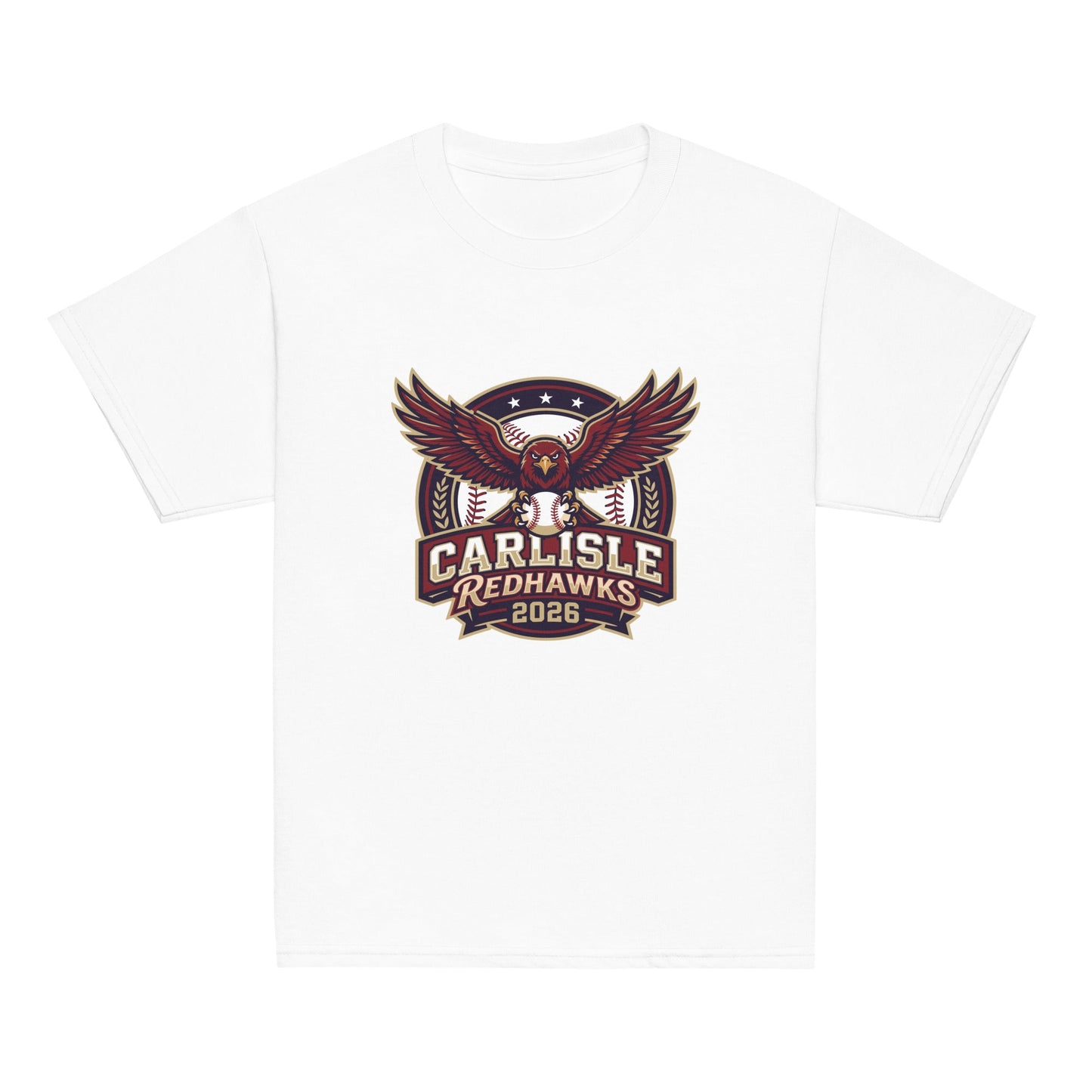 Classic | Youth T Shirt | Carlisle Redhawks | Emblem Logo