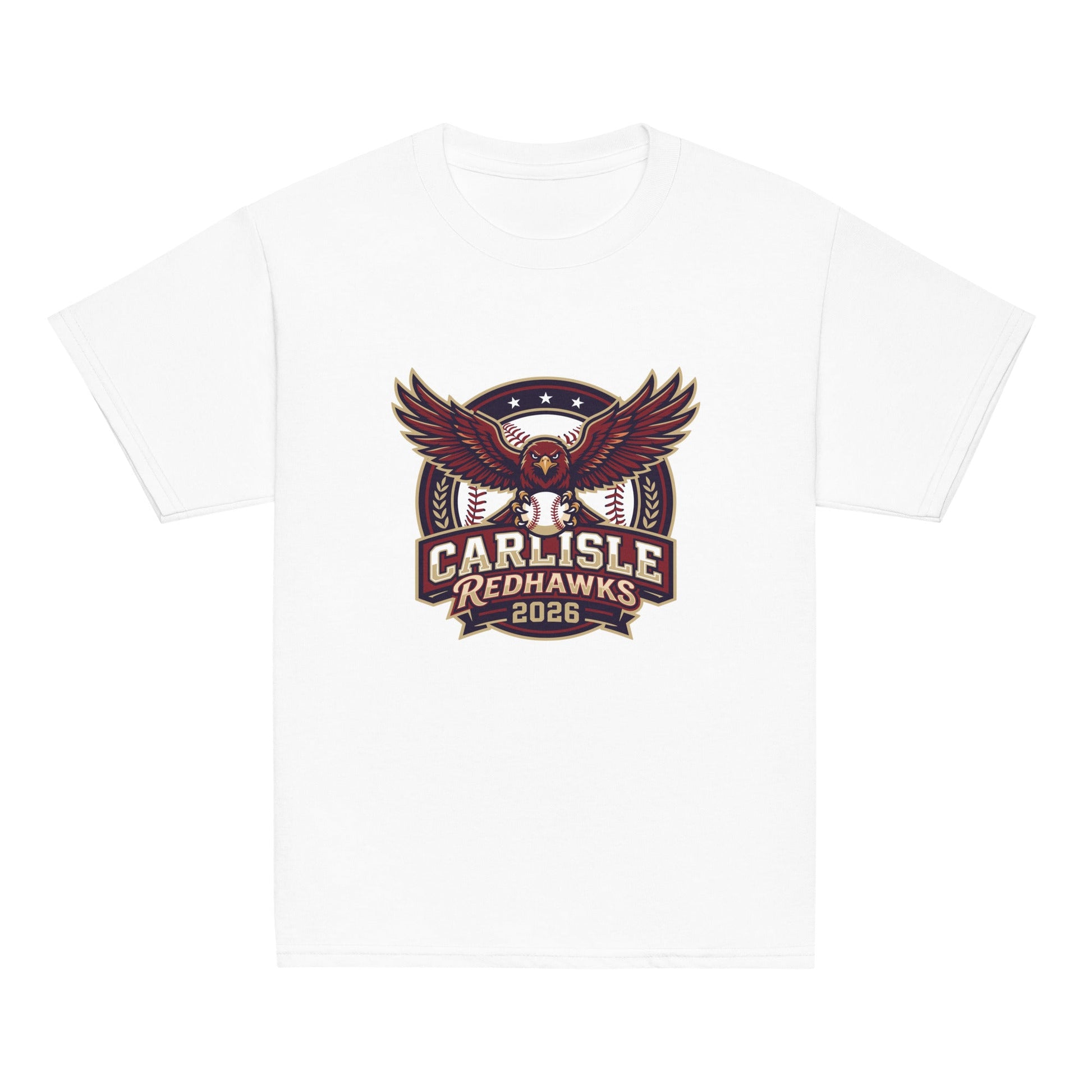 Classic | Youth T Shirt | Carlisle Redhawks | Emblem Logo
