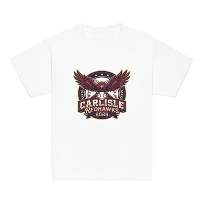 Classic | Youth T Shirt | Carlisle Redhawks | Emblem Logo