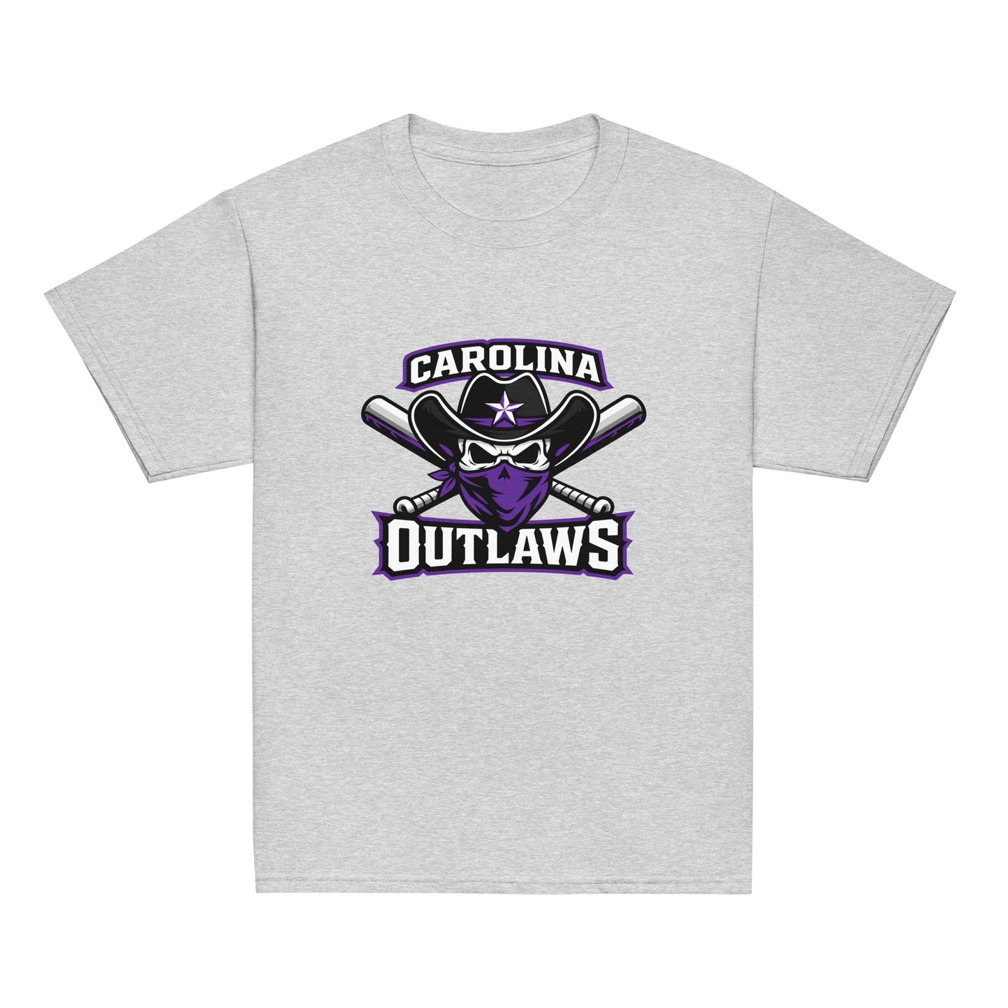 Classic | Youth T Shirt | Carolina Outlaws Baseball | Crest Logo