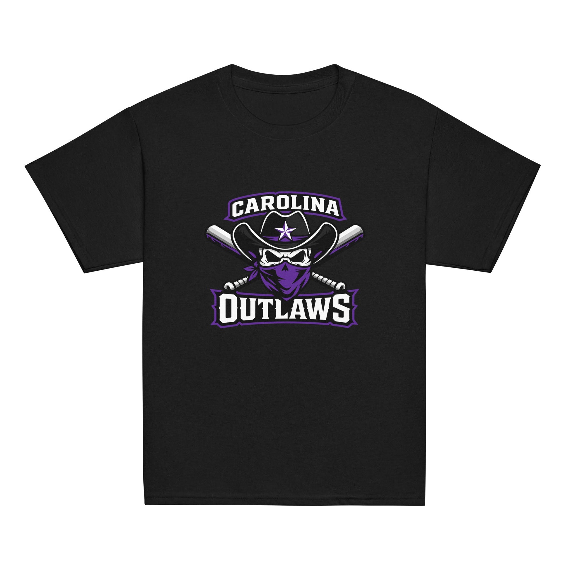 Classic | Youth T Shirt | Carolina Outlaws Baseball | Crest Logo