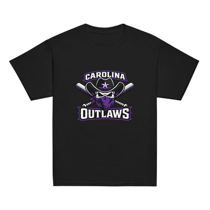 Classic | Youth T Shirt | Carolina Outlaws Baseball | Crest Logo
