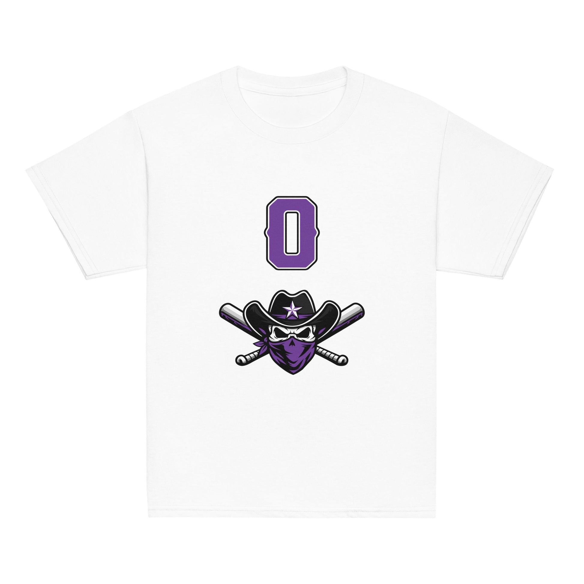 Classic | Youth T Shirt | Carolina Outlaws Baseball | Purple Renegades Logo