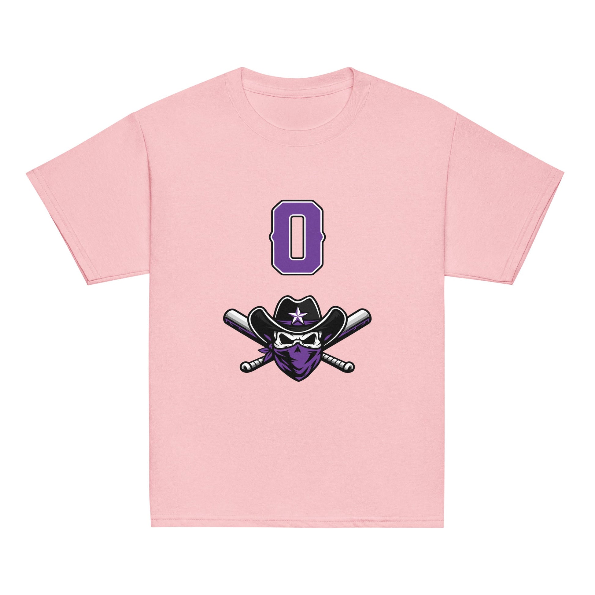 Classic | Youth T Shirt | Carolina Outlaws Baseball | Purple Renegades Logo