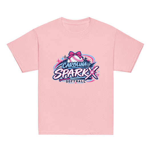 Classic | Youth T Shirt | Carolina Sparkx | Crest Logo