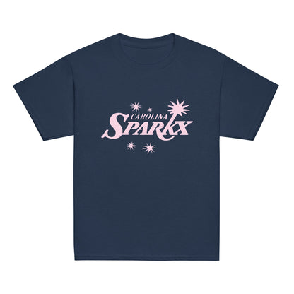 Classic | Youth T Shirt | Carolina Sparkx | Modern Script Logo