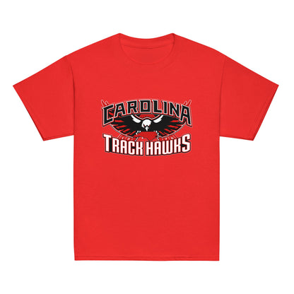 Classic | Youth T Shirt | Carolina track Hawks | Emblem Logo