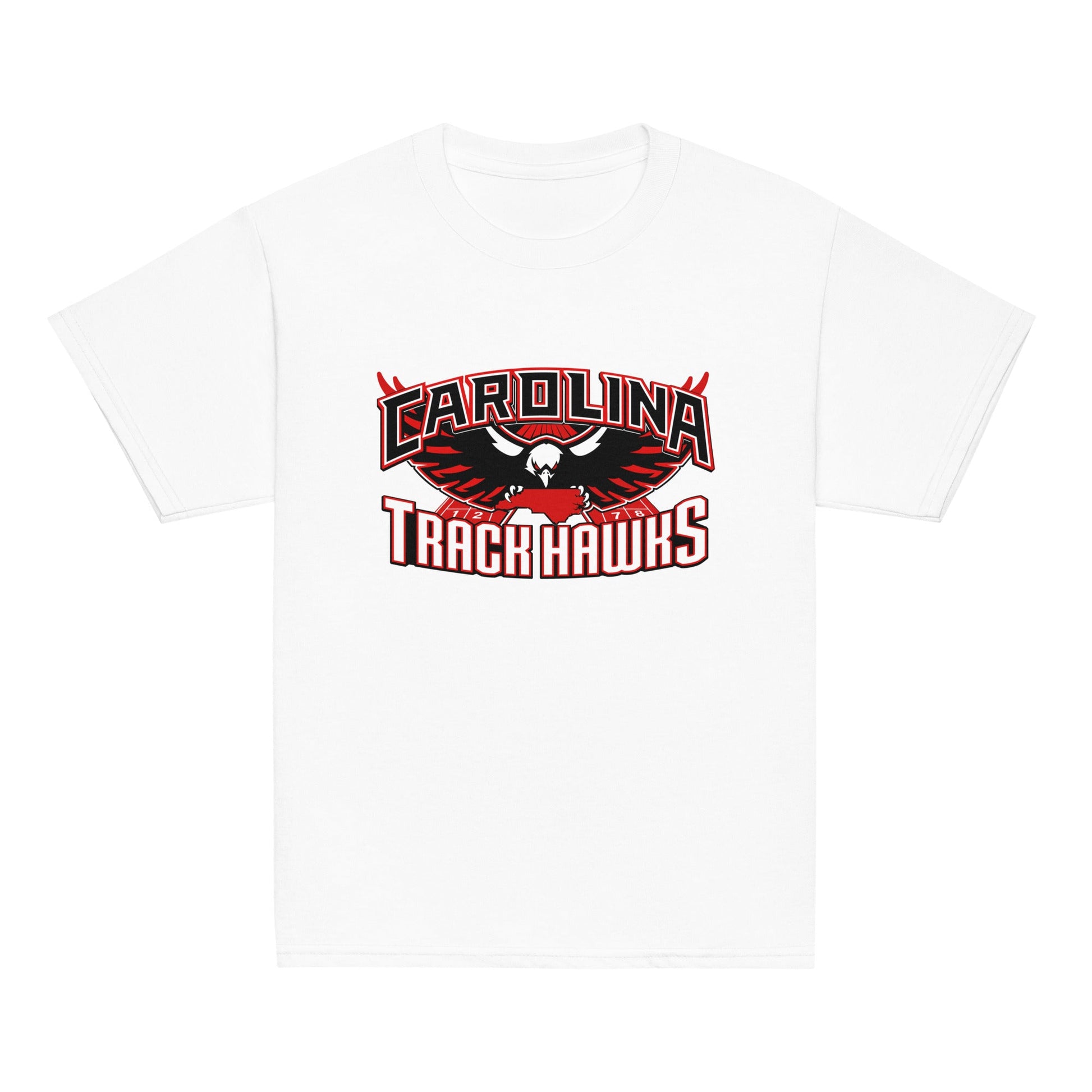Classic | Youth T Shirt | Carolina track Hawks | Emblem Logo