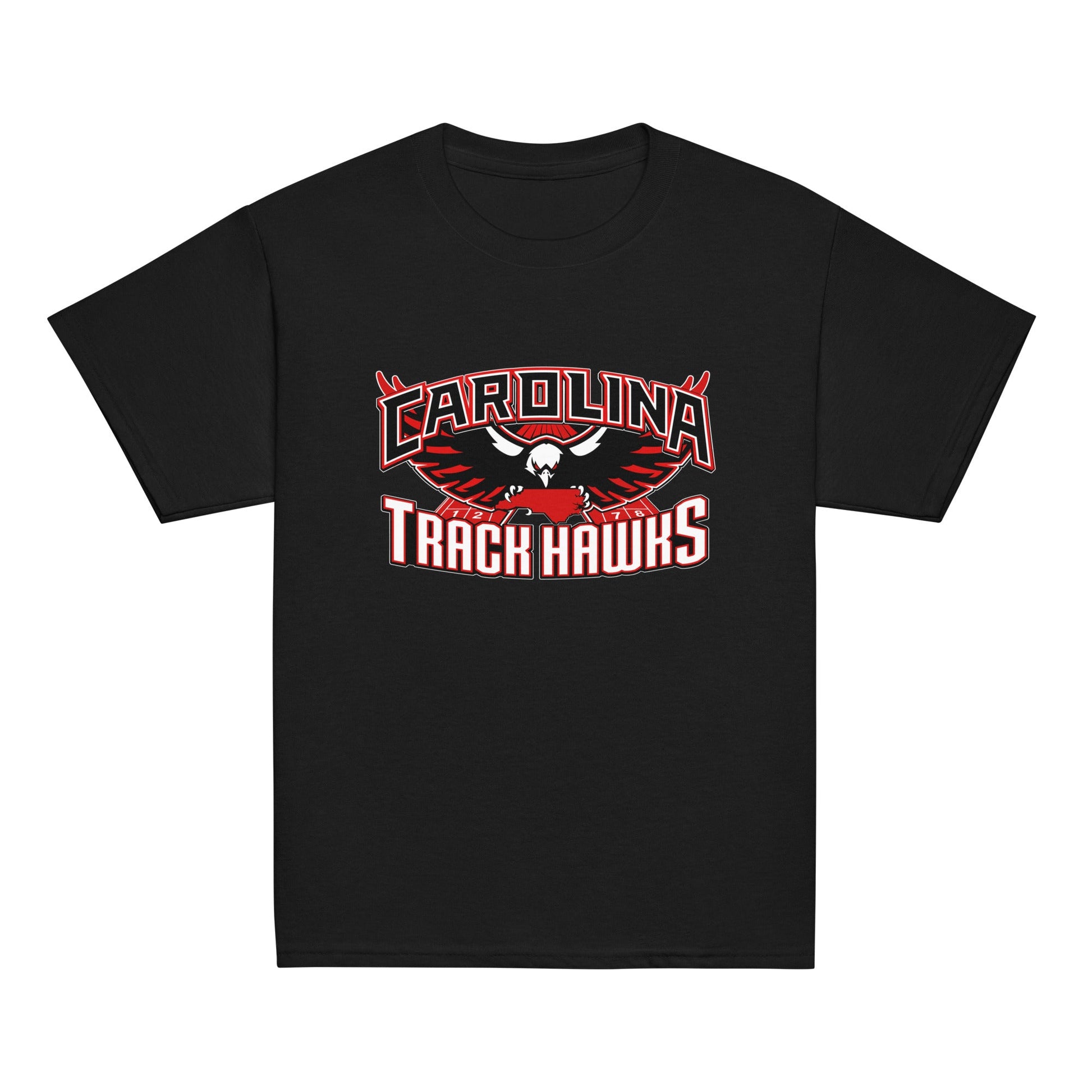 Classic | Youth T Shirt | Carolina track Hawks | Emblem Logo