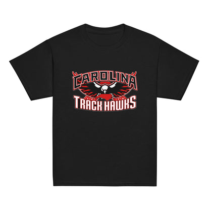 Classic | Youth T Shirt | Carolina track Hawks | Emblem Logo