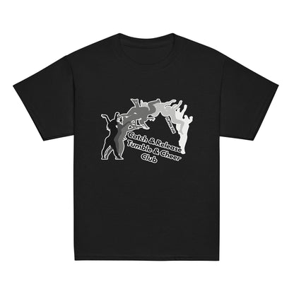 Classic | Youth T Shirt | Catch & Release Tumble & Cheer Club | Tumble Logo