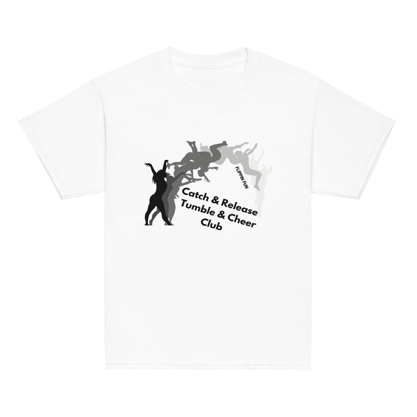 Classic | Youth T Shirt | Catch & Release Tumble & Cheer Club | Tumble Logo